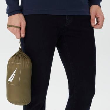  Nautica Erkek Yeşil Standart Fit Yelek