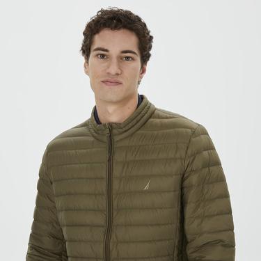  Nautica Erkek Yeşil Standart Fit Mont