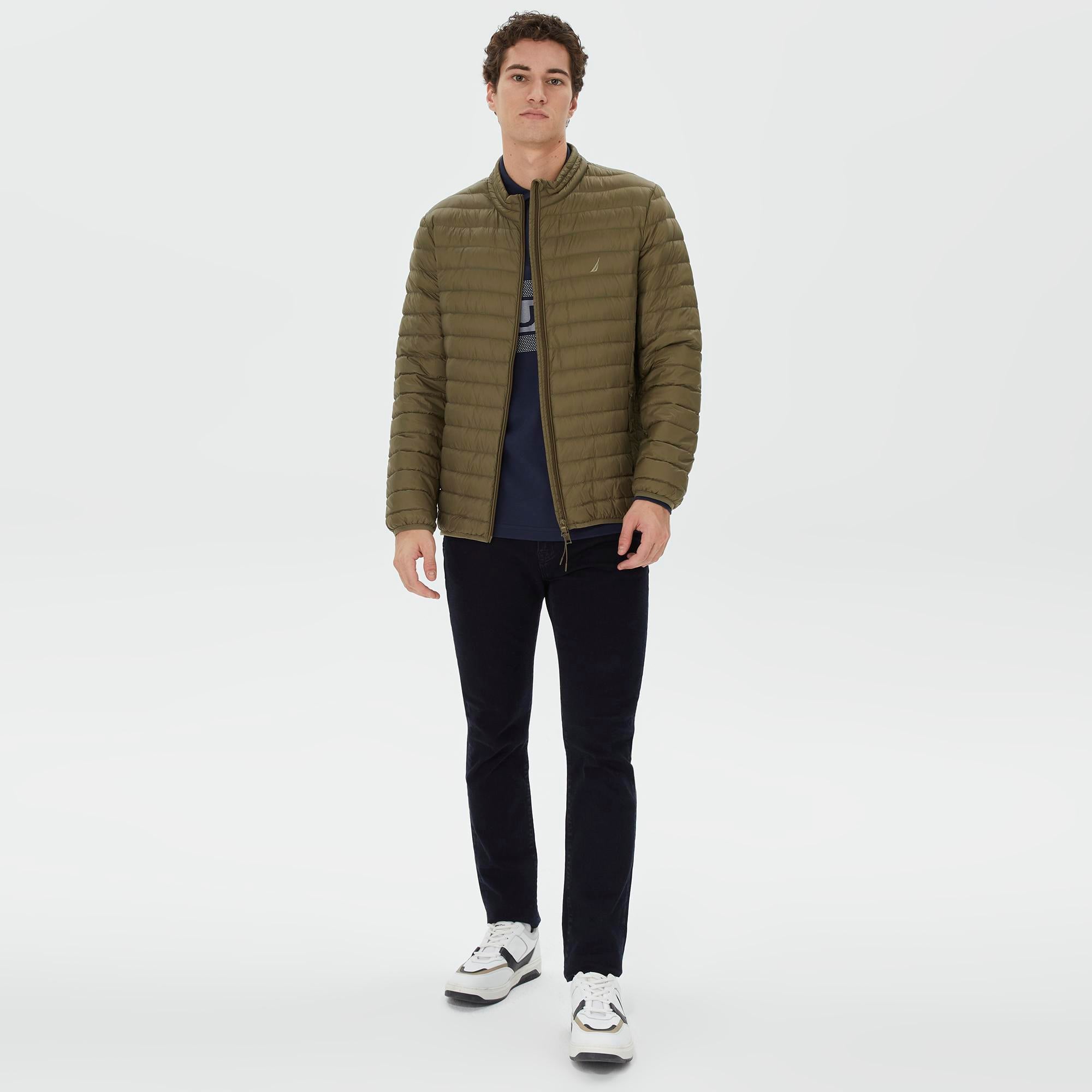 Nautica Erkek Yeşil Standart Fit Mont