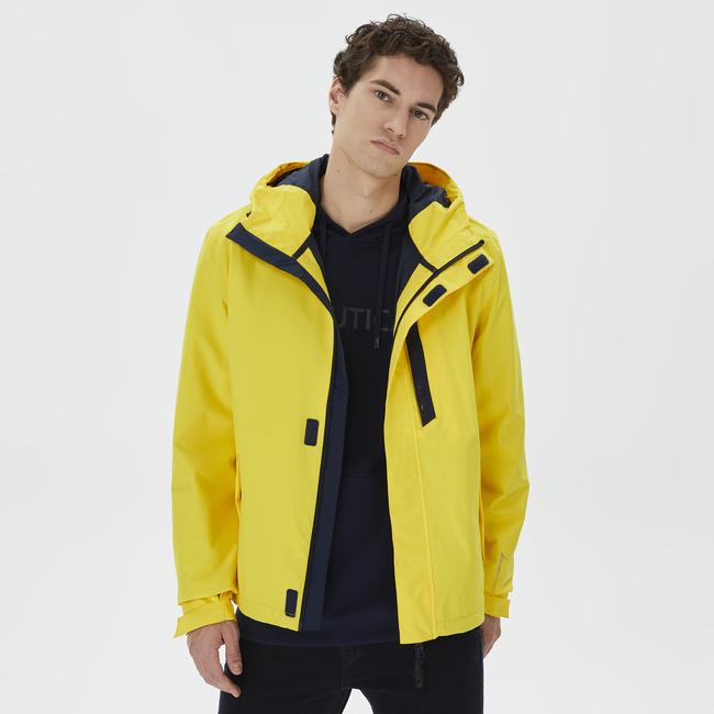  Nautica Erkek Sarı Su Kaydırma Özellikli Yağmurluk