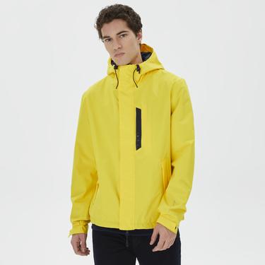  Nautica Erkek Sarı Su Kaydırma Özellikli Yağmurluk