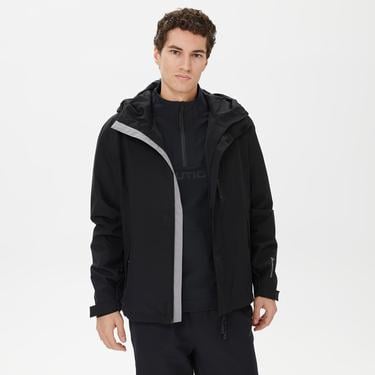  Nautica Erkek Siyah Su Kaydırma Özellikli Yağmurluk