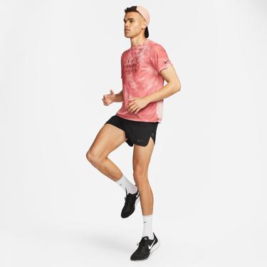  Nike Dri-FIT Run Division Rise 365 Erkek Pembe T-Shirt