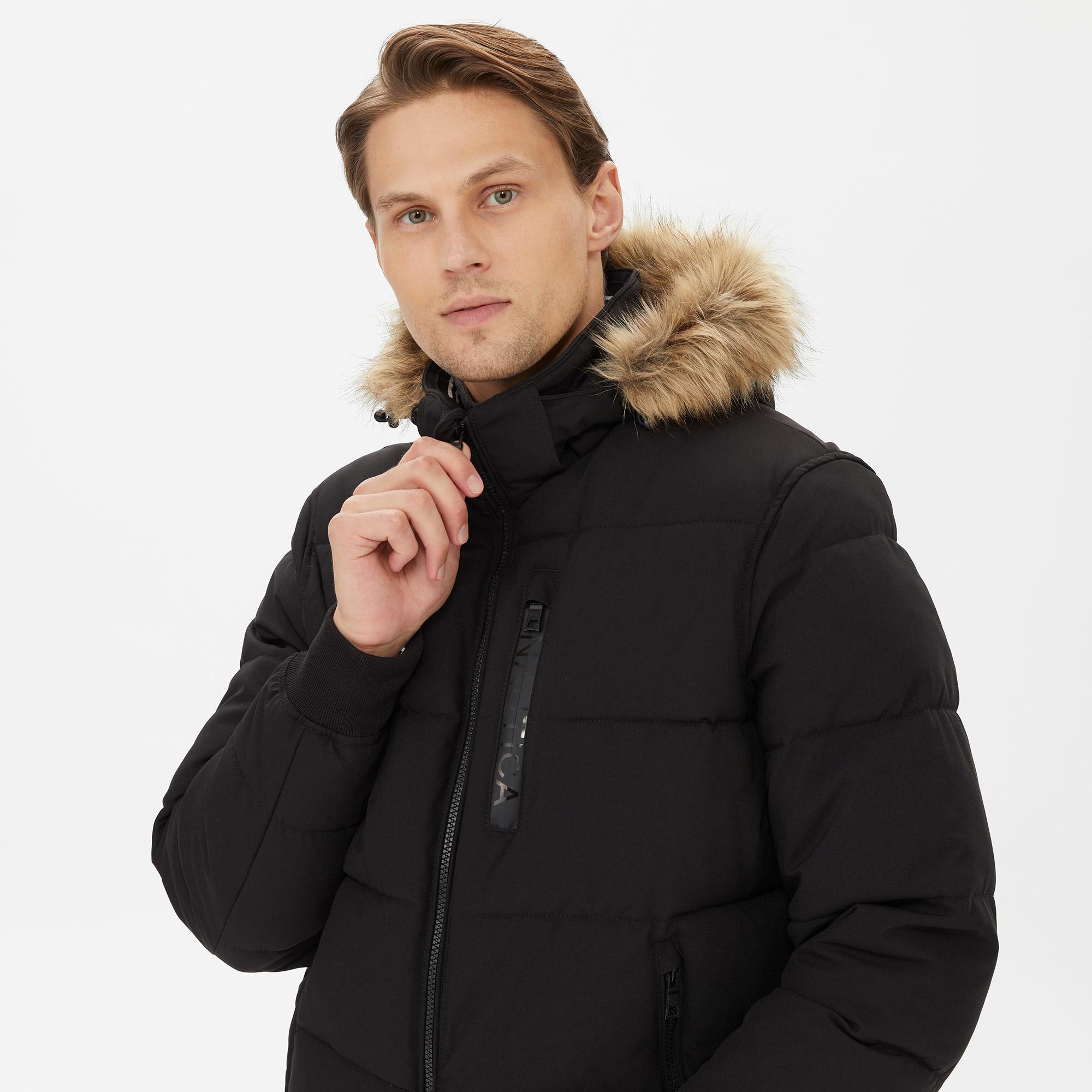 Nautica Erkek Siyah Mont