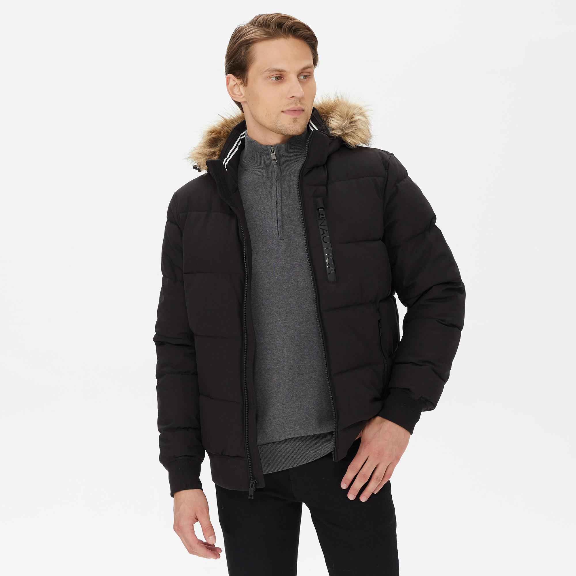 Nautica Erkek Siyah Mont