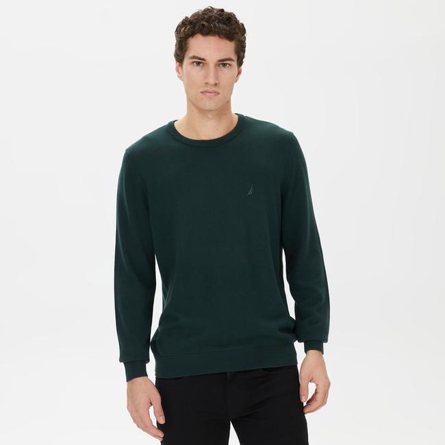  Nautica Erkek Yeşil Standart Fit Triko