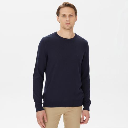  Nautica Erkek Lacivert Standart Fit Triko