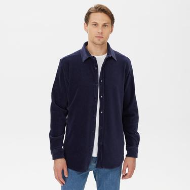  Nautica Erkek Lacivert Slim Fit Gömlek