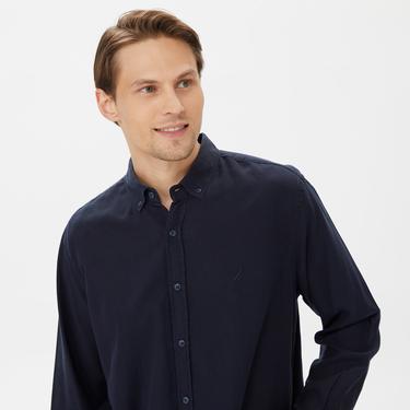  Nautica Erkek Lacivert Classic Fit Gömlek