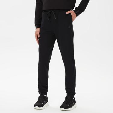  Nautica Erkek Siyah Standart Fit Eşofman Altı