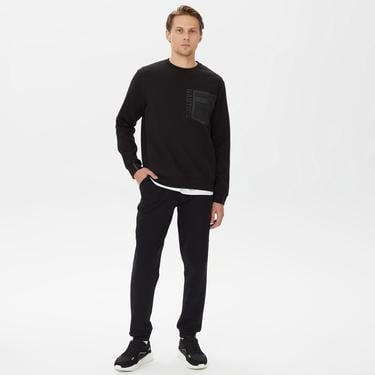  Nautica Erkek Siyah Standart Fit Eşofman Altı