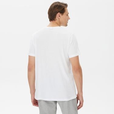  Nautica Erkek Beyaz Standart Fit T-Shirt