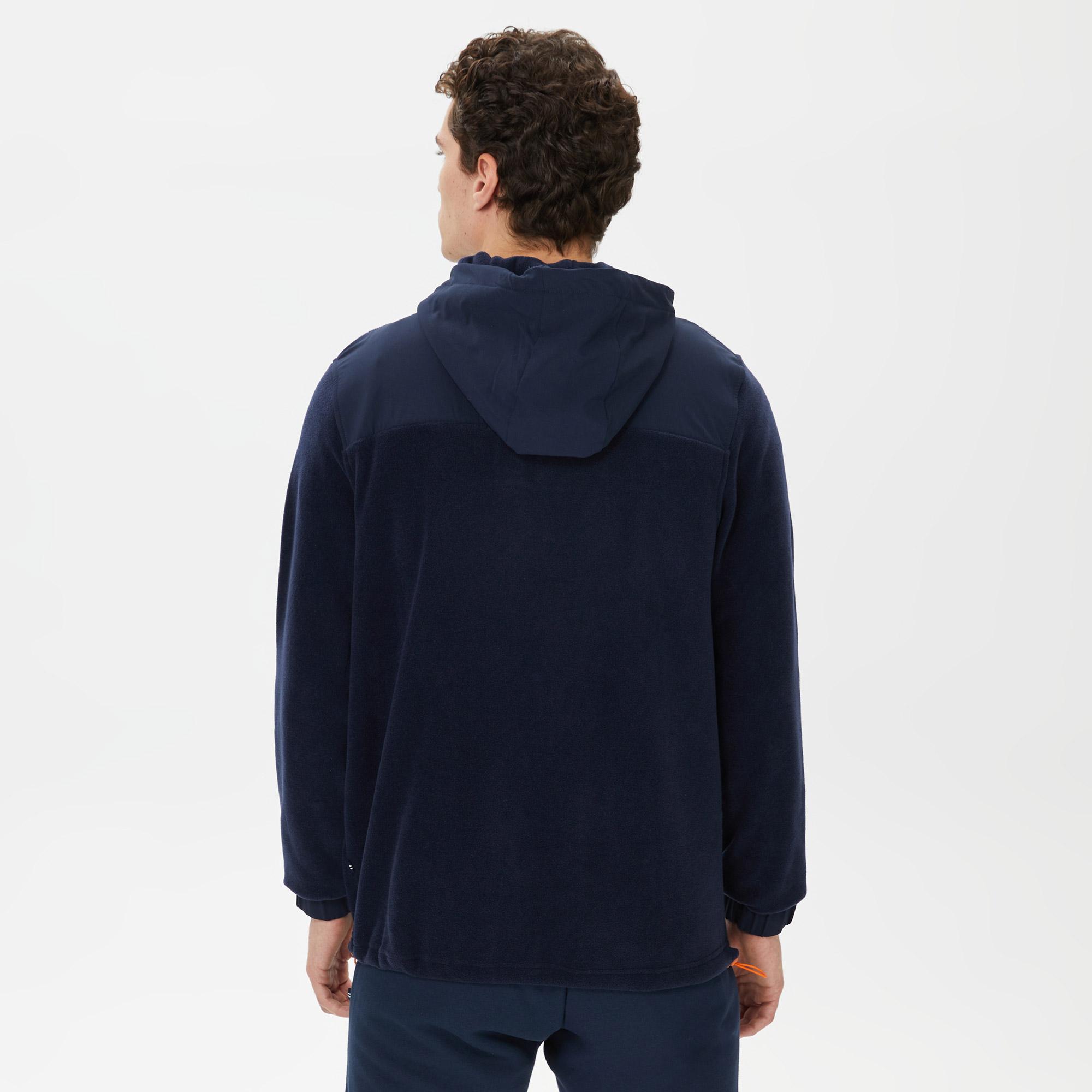 Nautica Erkek Lacivert Standart Fit Kapüşonlu Sweatshirt