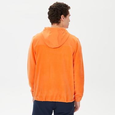  Nautica Erkek Turuncu Standart Fit Kapüşonlu Sweatshirt