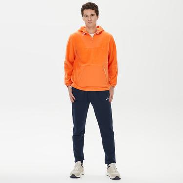 Nautica Erkek Turuncu Standart Fit Kapüşonlu Sweatshirt