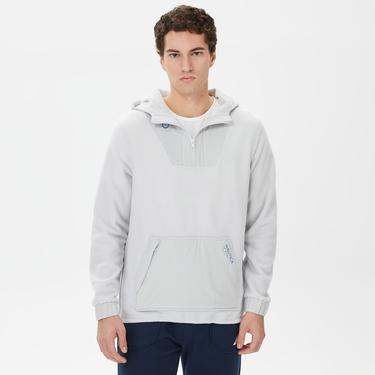  Nautica Erkek Gri Standart Fit Kapüşonlu Sweatshirt