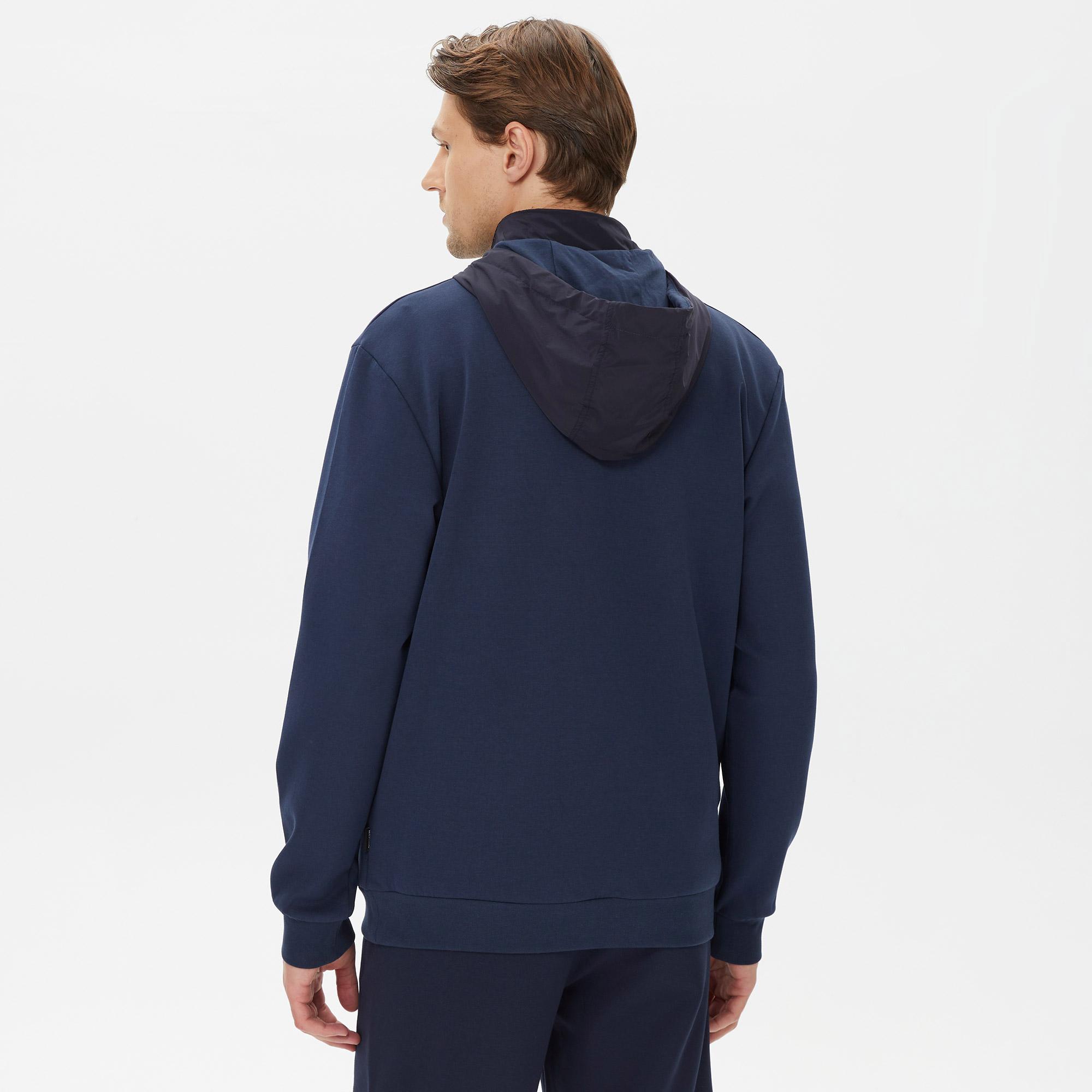 Nautica Erkek Lacivert Standart Fit Sweatshirt