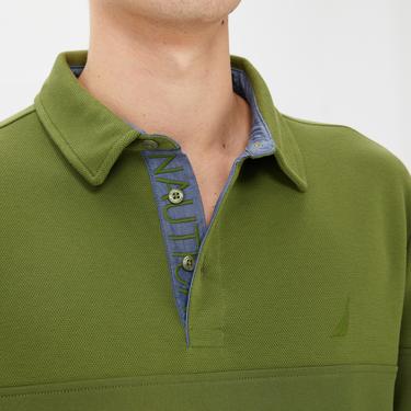  Nautica Erkek Yeşil Classic Fit Uzun Kollu Polo