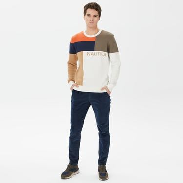  Nautica Erkek Lacivert Kadife Pantolon