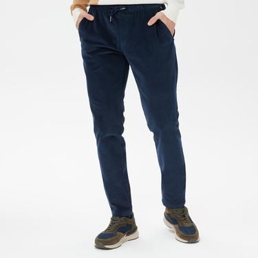  Nautica Erkek Lacivert Kadife Pantolon