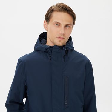  Nautica Erkek Lacivert Su Kaydırma Özellikli Yağmurluk