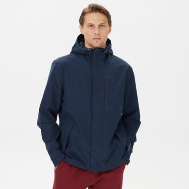  Nautica Erkek Lacivert Su Kaydırma Özellikli Yağmurluk