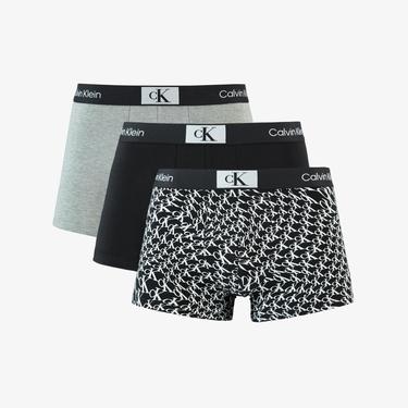  Calvin Klein Trunk 3'lü Erkek Siyah Boxer