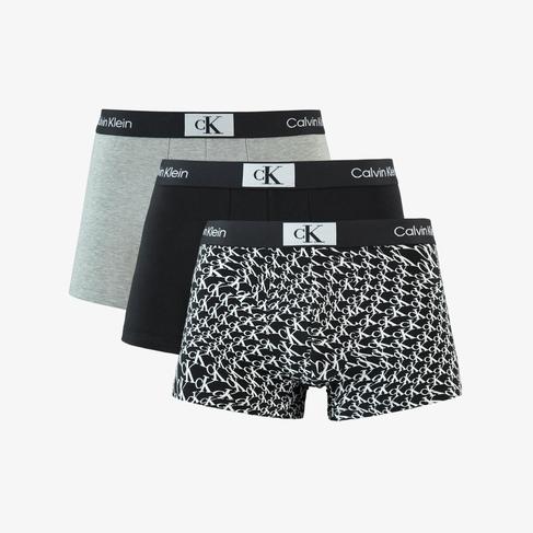  Calvin Klein Trunk 3'lü Erkek Siyah Boxer