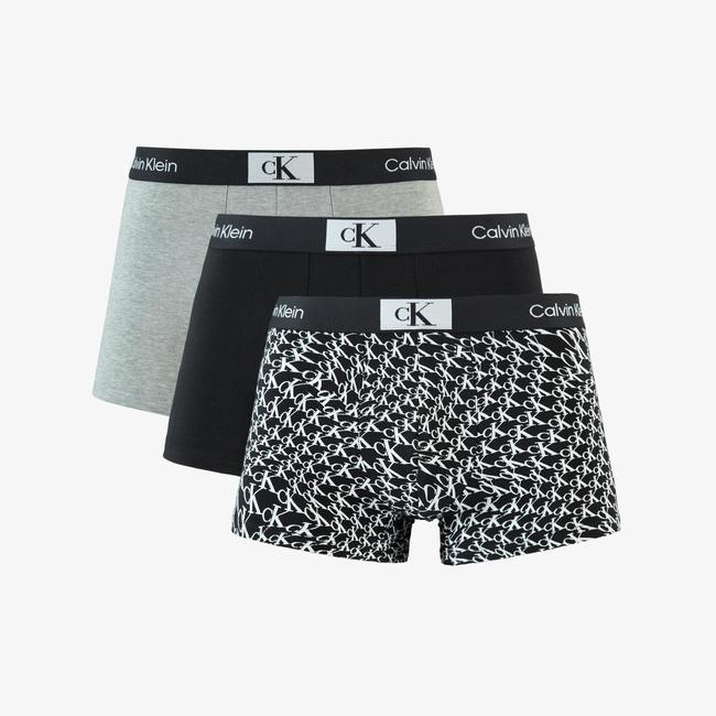  Calvin Klein Trunk 3'lü Erkek Siyah Boxer