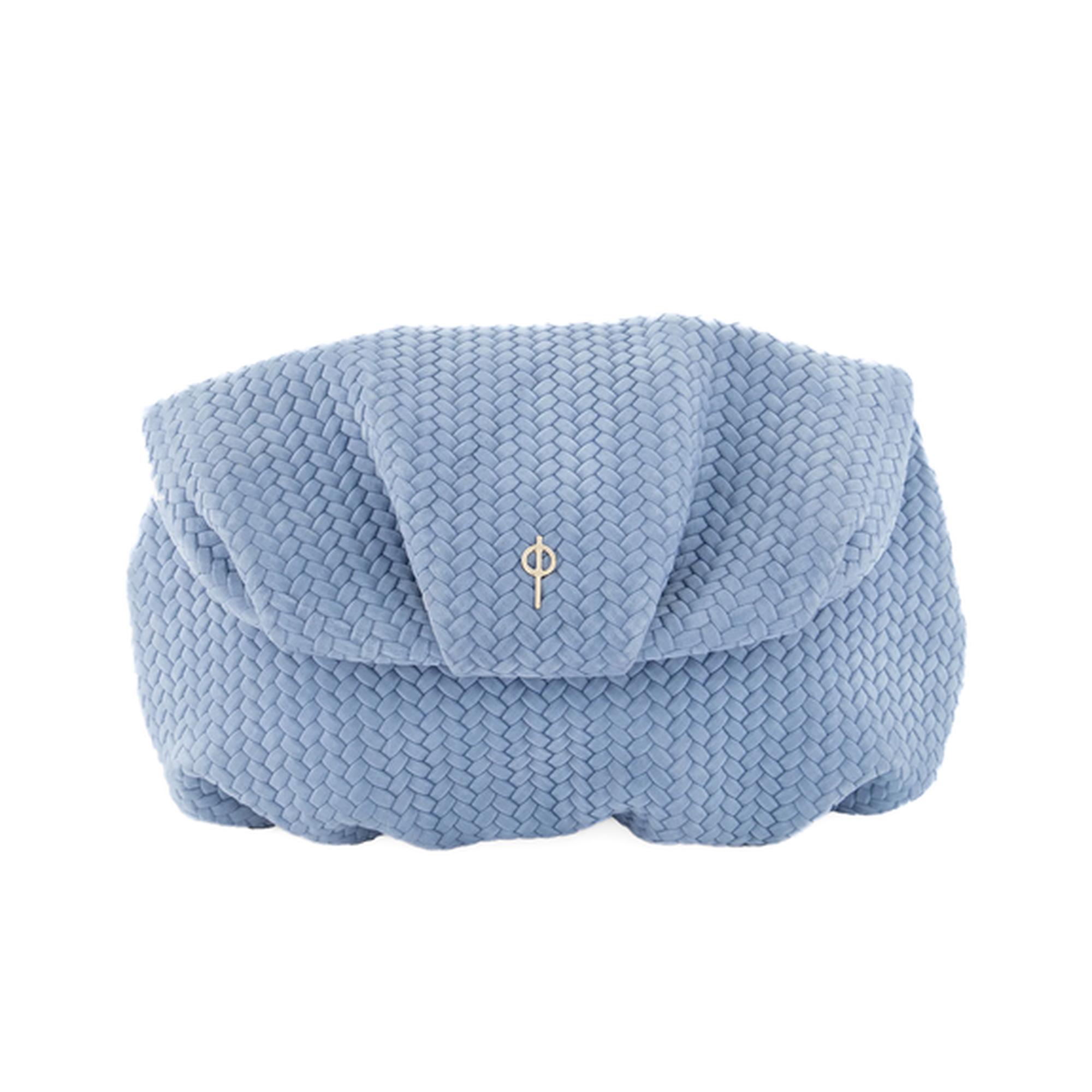 Otrera Kadın Leda Braid El Çantası Mavi