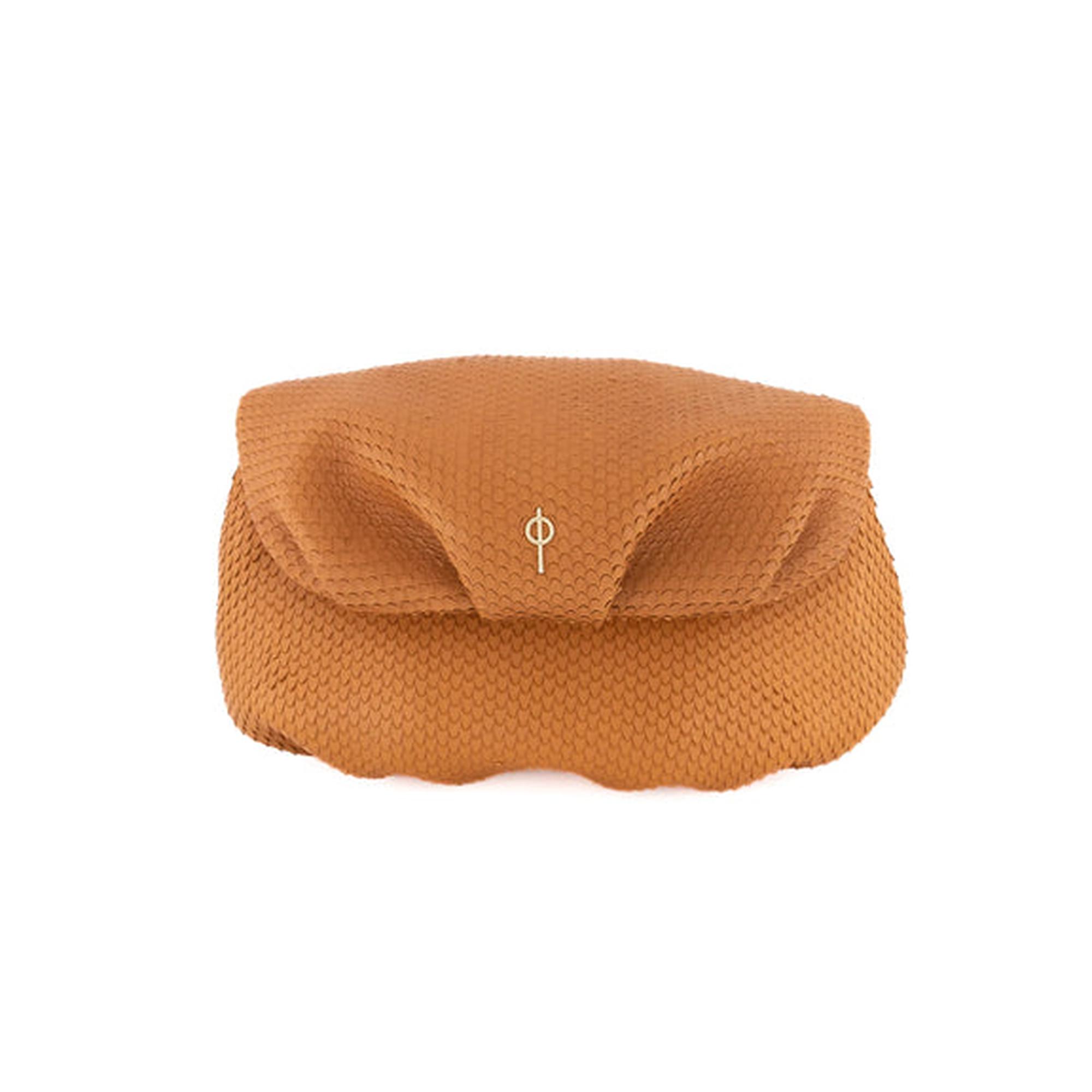 Otrera Kadın Leda Snake El Çantası  Kahverengi