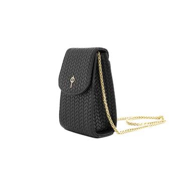  Otrera Kadın Casey Braid Telefon Çantası Siyah