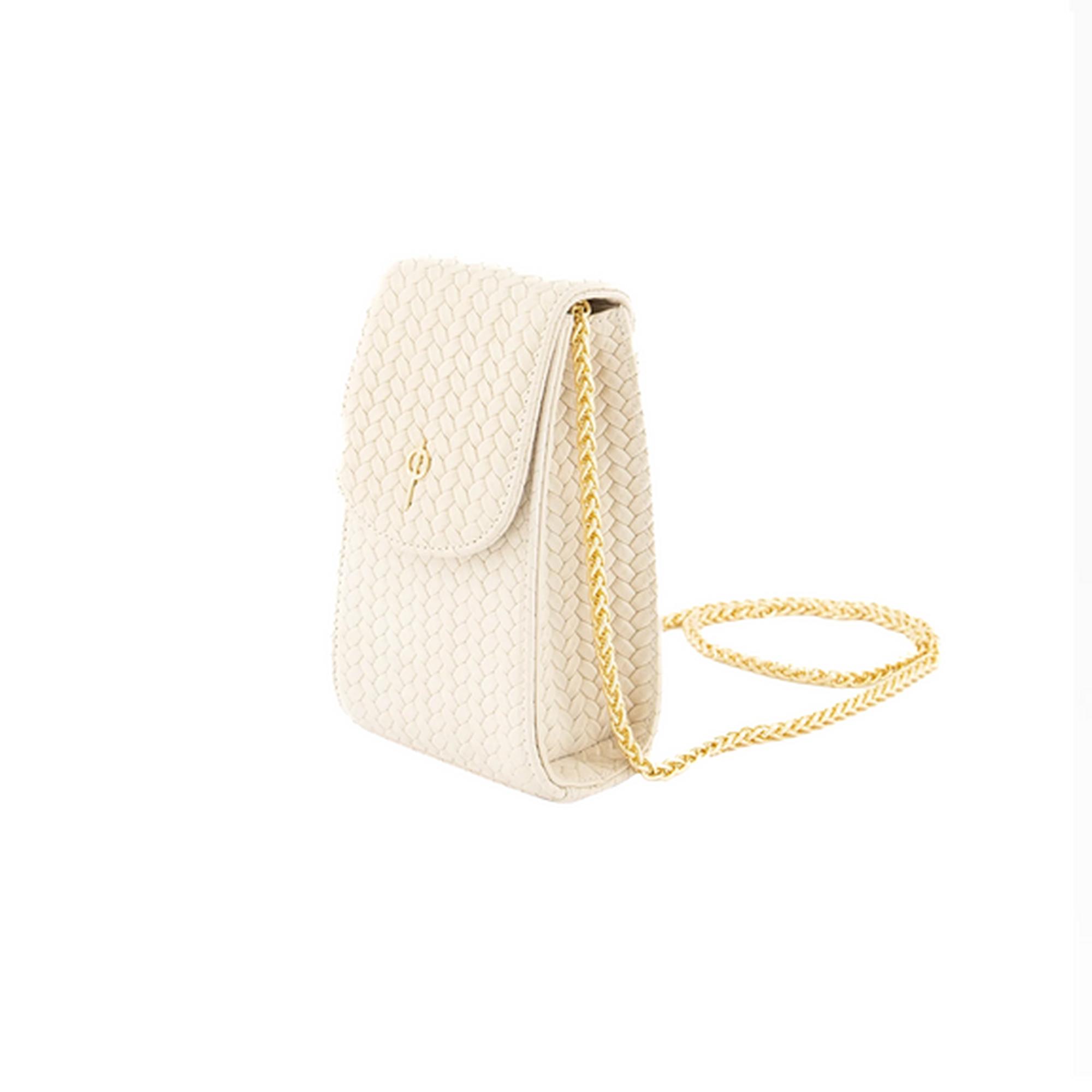 Otrera Kadın Casey Braid Telefon Çantası Bej