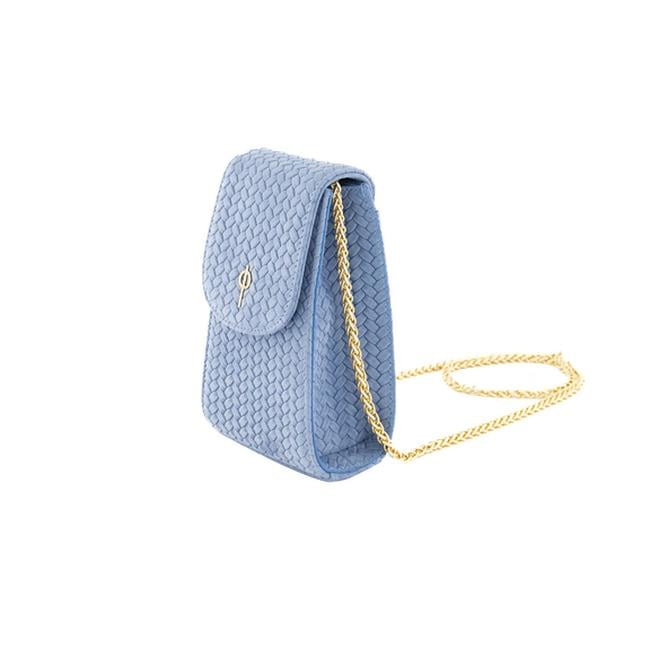  Otrera Kadın Casey Braid Telefon Çantası Mavi