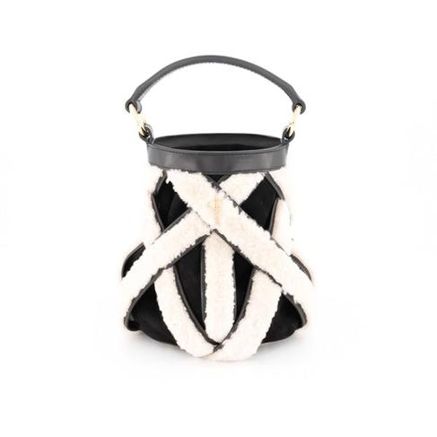  Otrera Kadın Olina Fluffy El Çantası Siyah