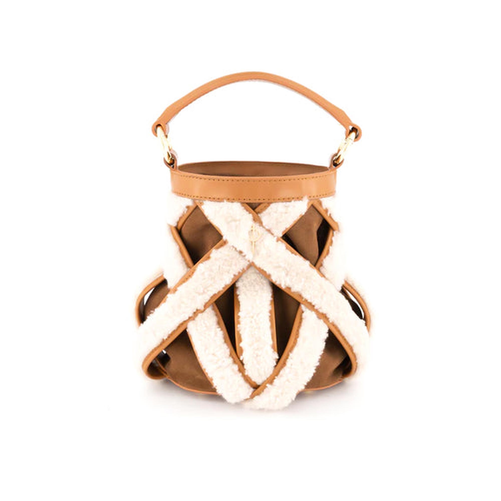 Otrera Kadın Olina Fluffy El Çantası Taba