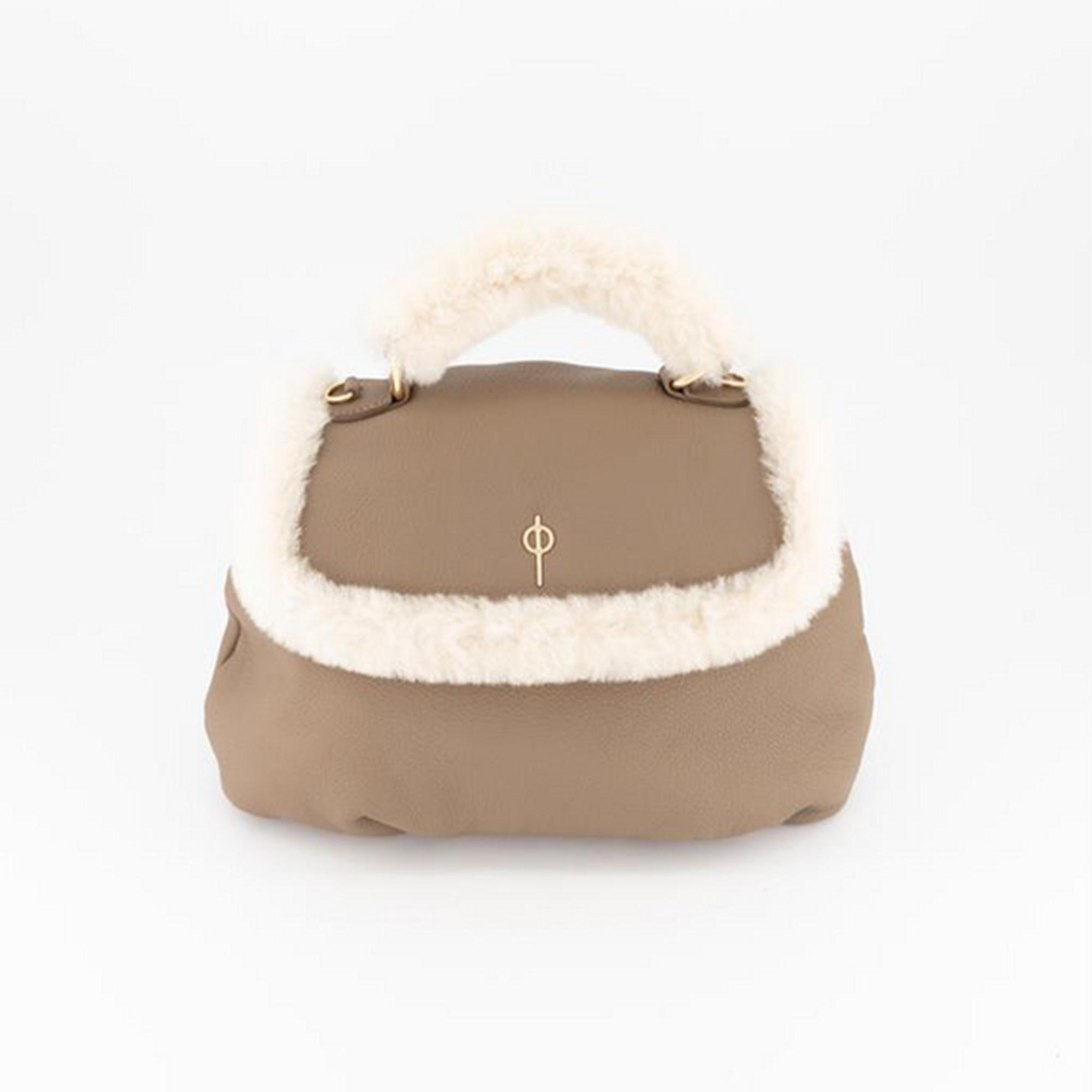 Otrera Kadın Rita Fluffy Omuz Çantası Vizon