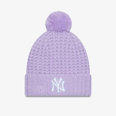  New Era Cosy Pom Kadın Mor Bere