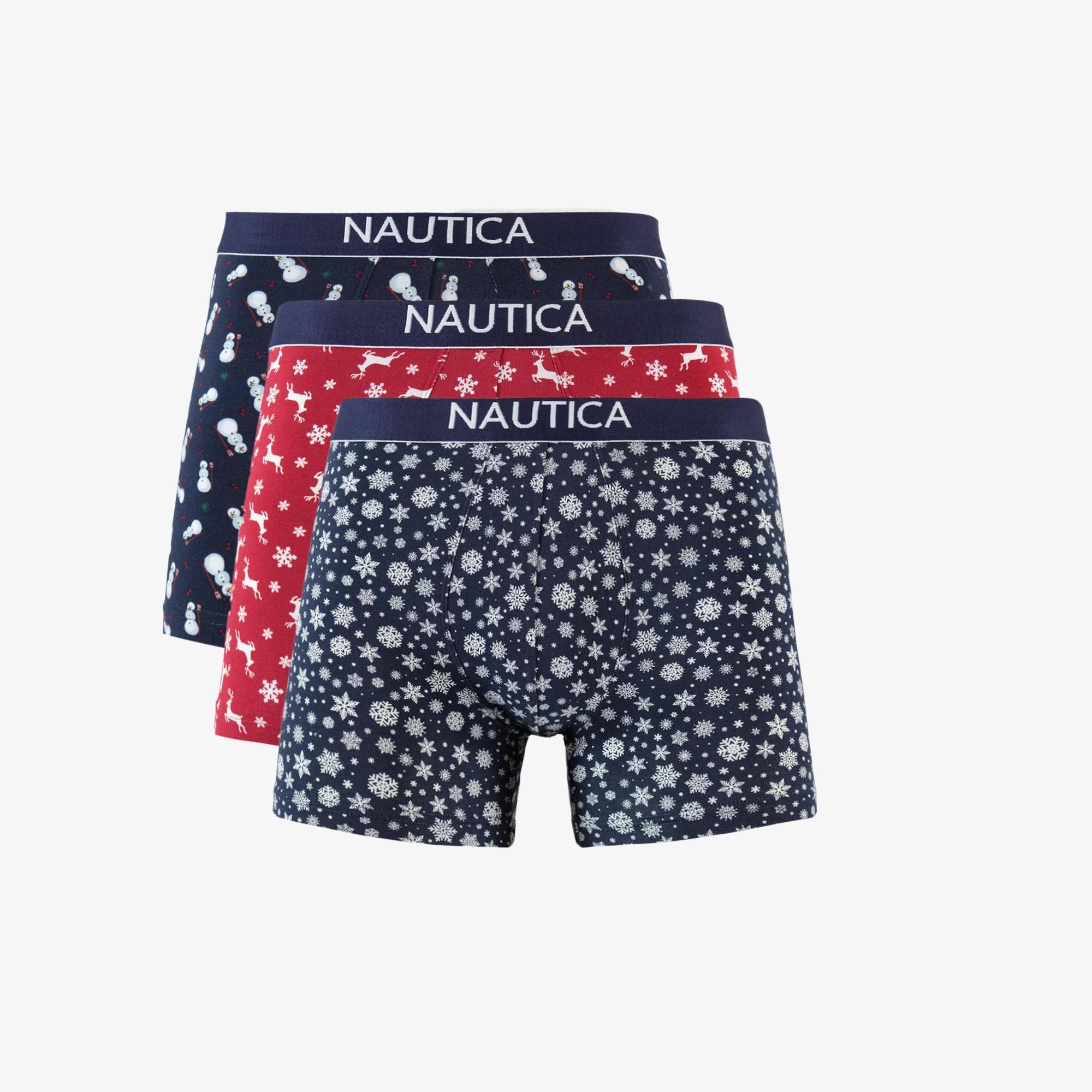 Nautica Erkek Lacivert Standart Fit 3lü Boxer