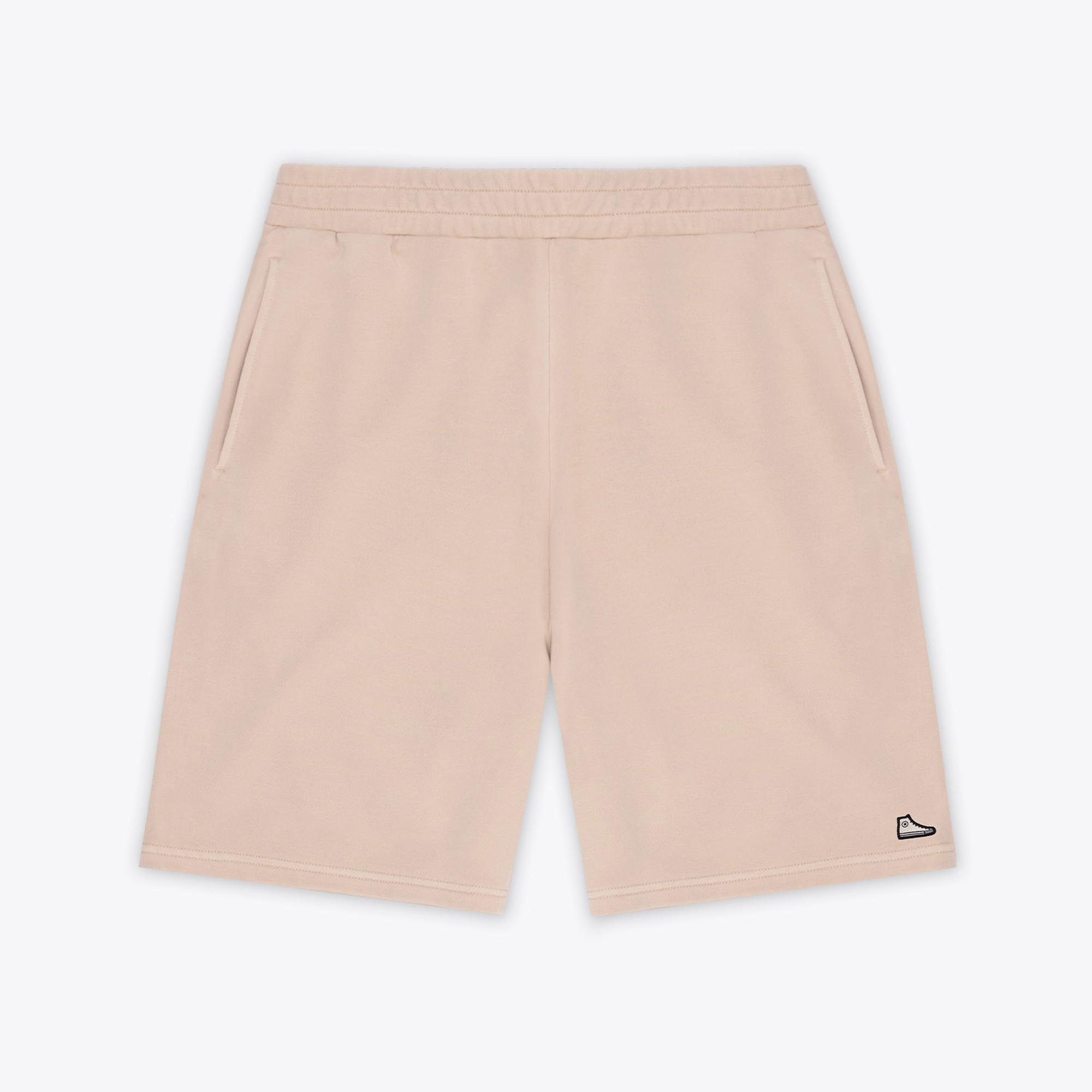 Converse Go-To Patch French Terry Unisex Krem Şort