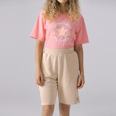  Converse Go-To Patch French Terry Unisex Krem Şort