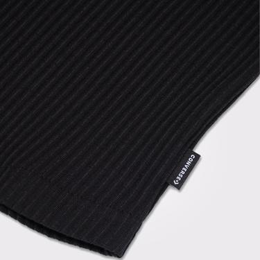  Converse Slim Fit Kadın Siyah Polo