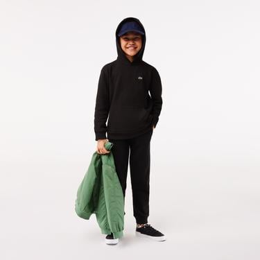  Lacoste Classic Çocuk Siyah Hoodie