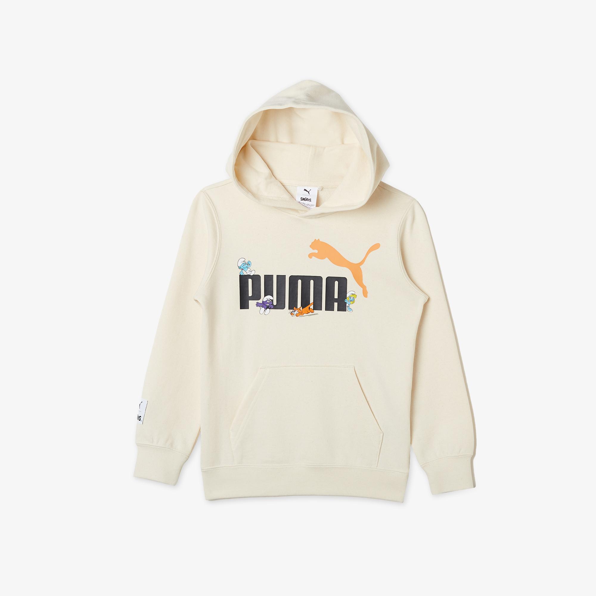 Puma X THE SMURFS Çocuk Krem Sweatshirt