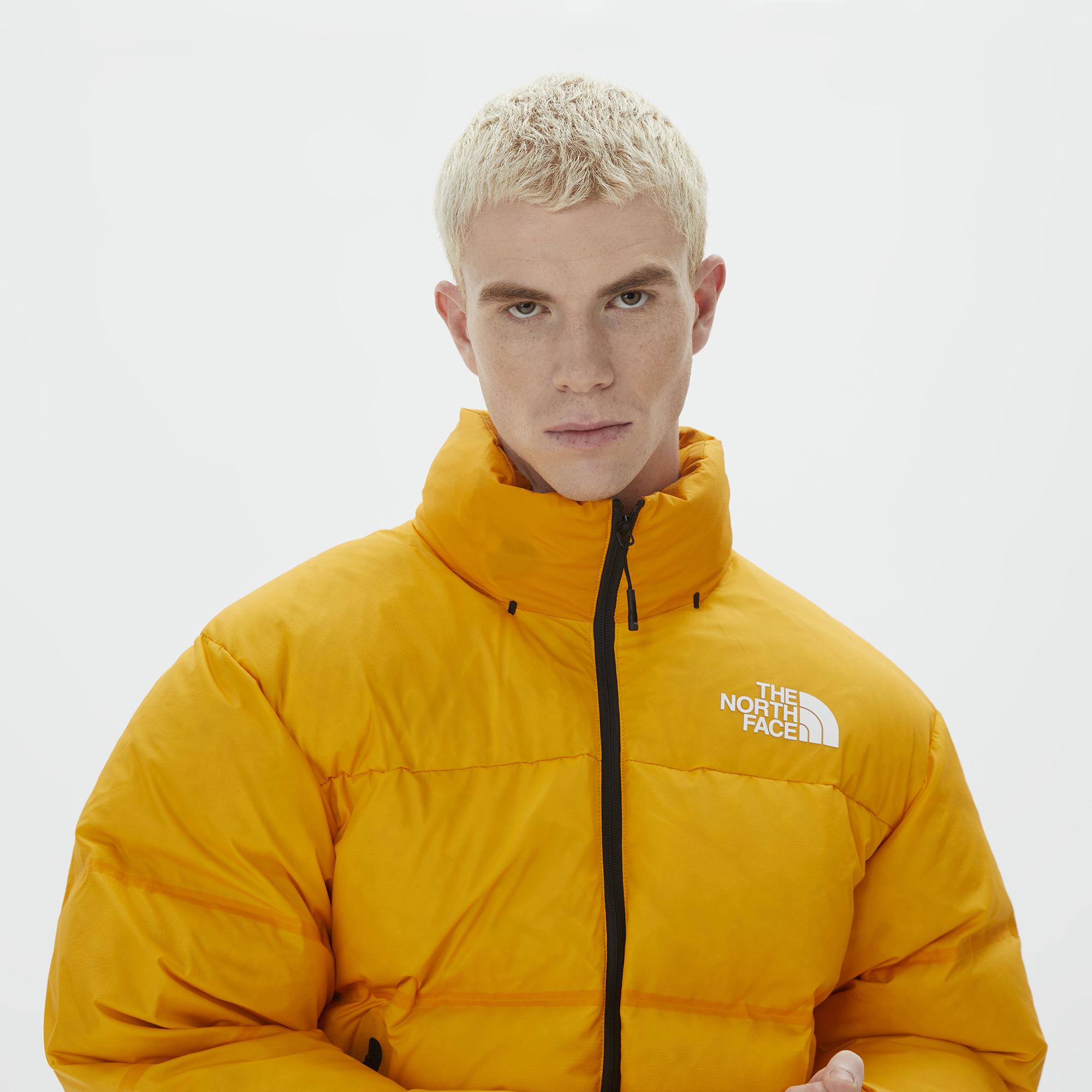 The North Face Nuptse Erkek Sarı Mont