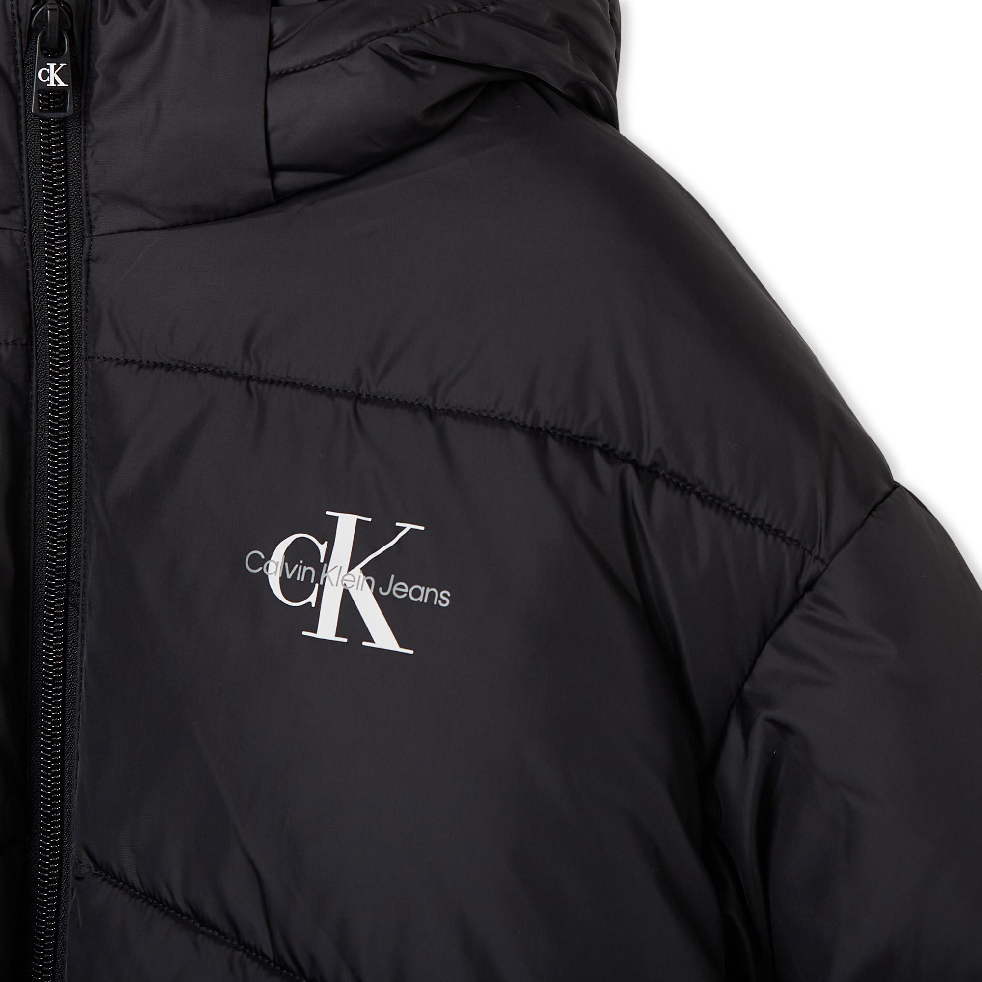 Calvin Klein Jeans Puffer Çocuk Siyah Mont