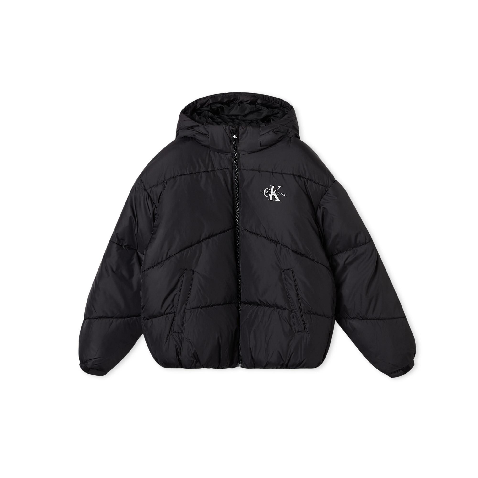 Calvin Klein Jeans Puffer Çocuk Siyah Mont