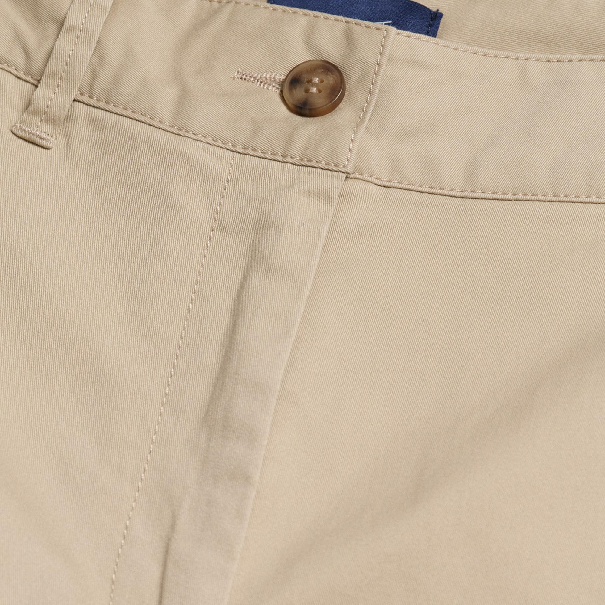 GANT Kadın Bej Slim Fit Şort