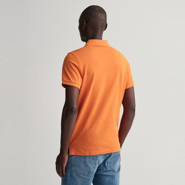  GANT Erkek Turuncu Regular Fit Polo