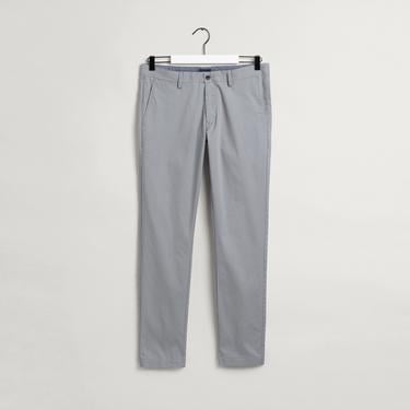  Gant Erkek Gri Slim Fit Hallden Pantolon
